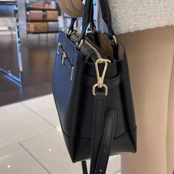 Michael Kors Reed Small Satchel Crossbody Center Zip Bag
Color: Black 
NWT - Picture 15 of 16